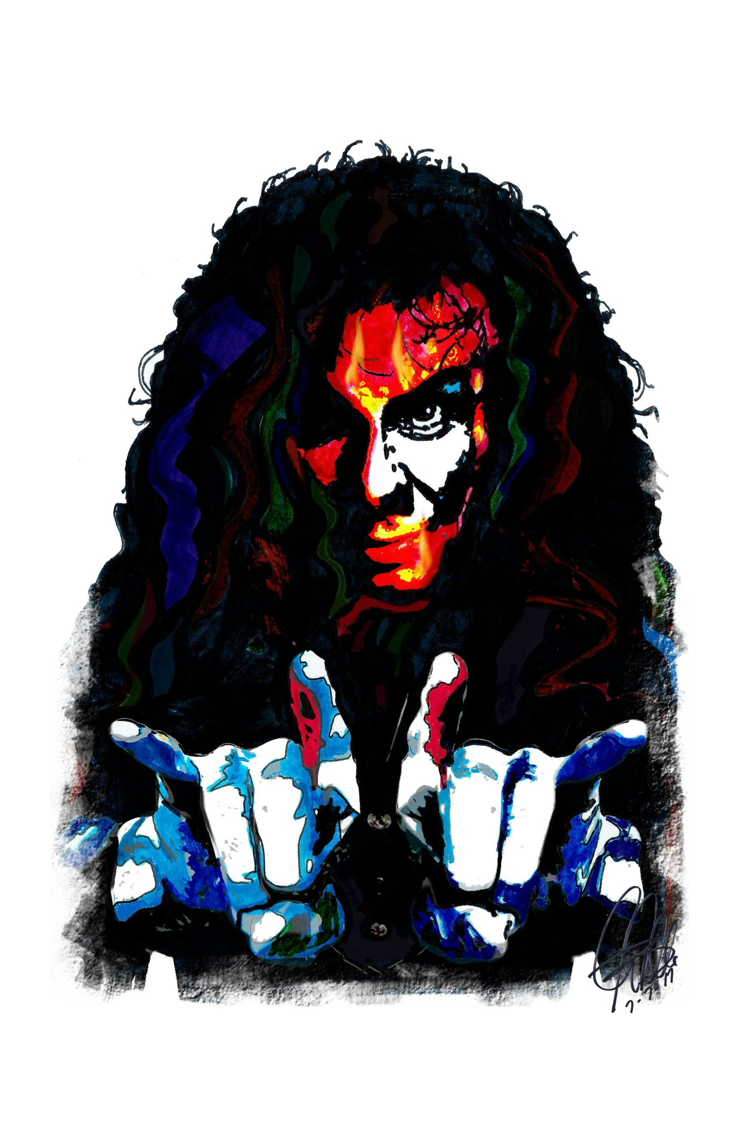 Ronnie James Dio Singer Heavy Metal Music Poster Print Wall Art 11x17