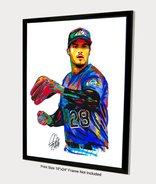 Nolan Arenado Colorado Rockies MLB Baseball Poster Print Wall Art 18x24