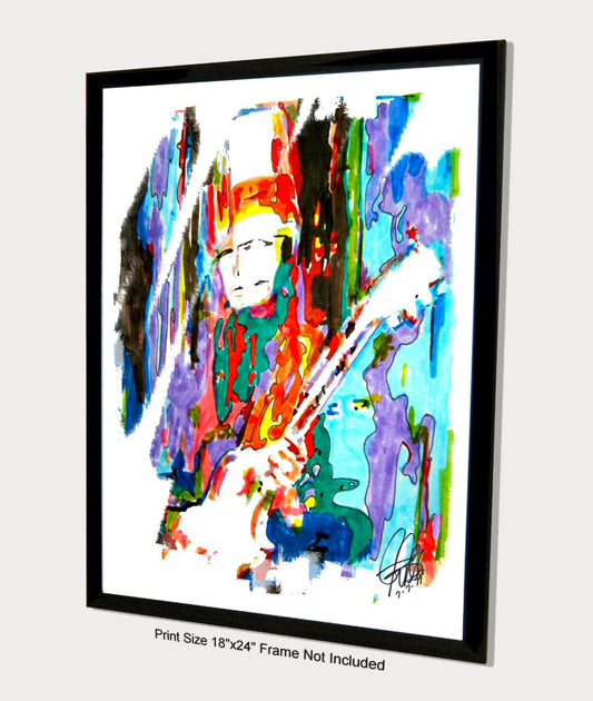 Buckethead Funk Metal Guitar Music Poster Print Wall Art 18x24