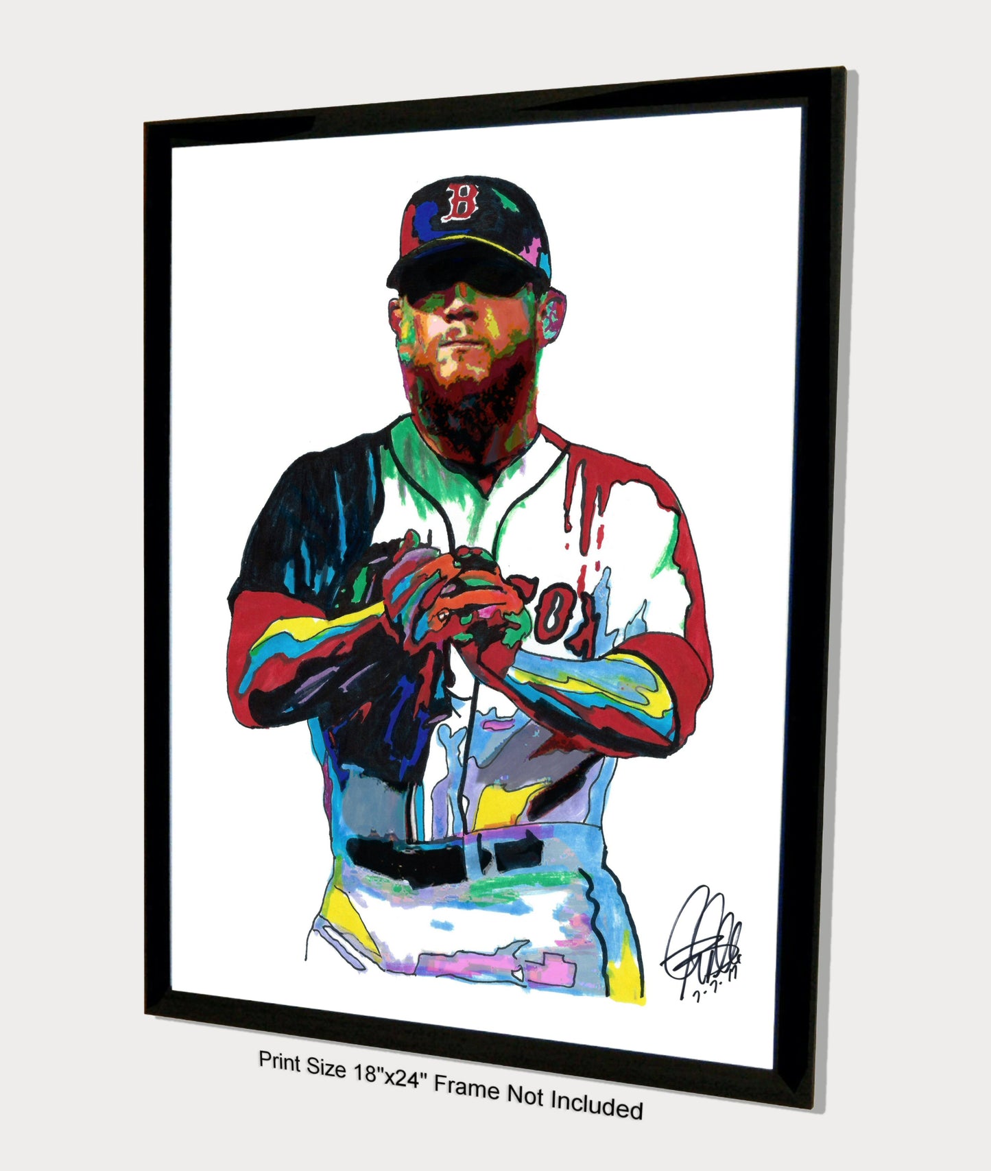 Craig Kimbrel Boston Red Sox Pitcher Baseball Print Poster Wall Art 18x24