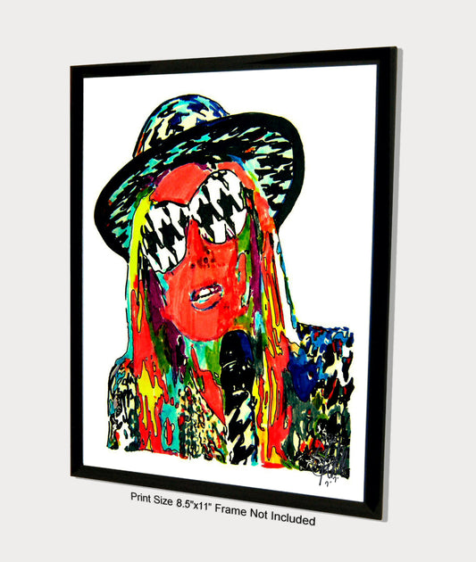 Lady Gaga Singer Pop Music Poster Print Wall Art 8.5x11