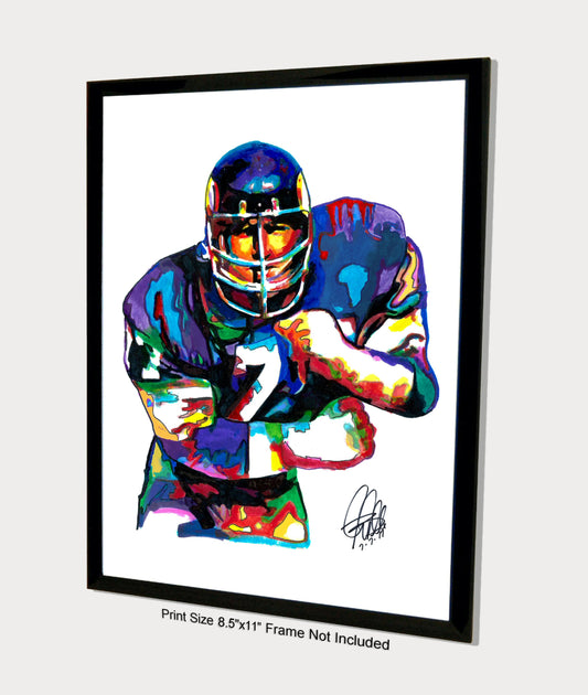 Gary Larsen Minnesota Vikings Football Sports Poster Print Wall Art 8.5x11