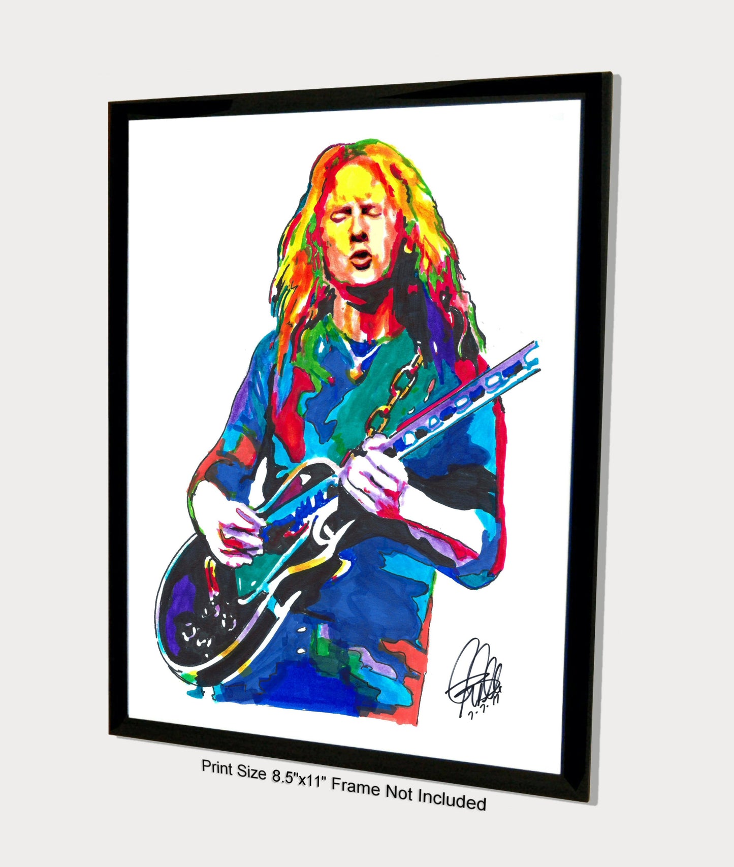 Jerry Cantrell Alice in Chains Guitar Rock Music Print Poster Wall Art 8.5x11