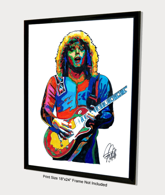 Gary Richrath REO Speedwagon Guitar Rock Music Print Poster Wall Art 18x24