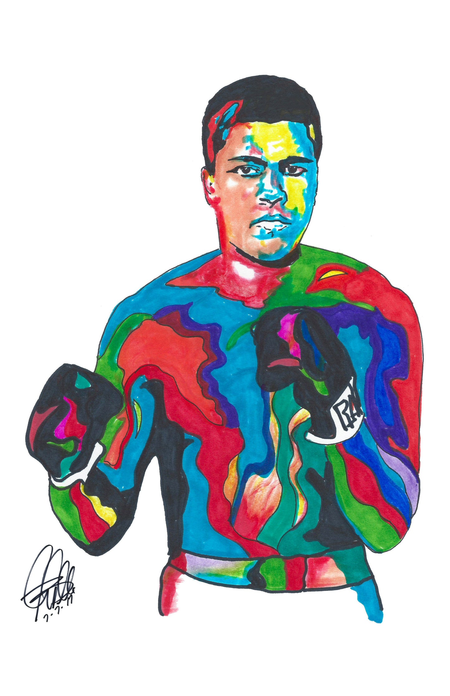 Muhammad Ali The Greatest Sports Boxing Poster Print Wall Art 11x17