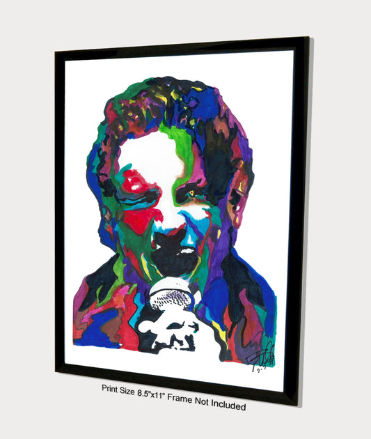 Layne Staley Alice in Chains Rock Music Print Poster Wall Art 8.5x11