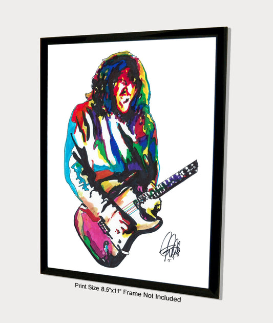 John Frusciante Red Hot Chili Peppers Music Poster Print Wall Art 8.5x11