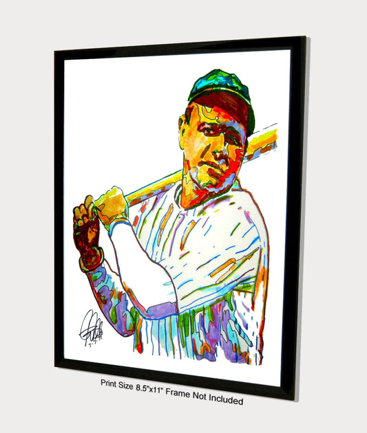 Babe Ruth New York Yankees MLB Baseball Sports Poster Print Wall Art 8.5x11