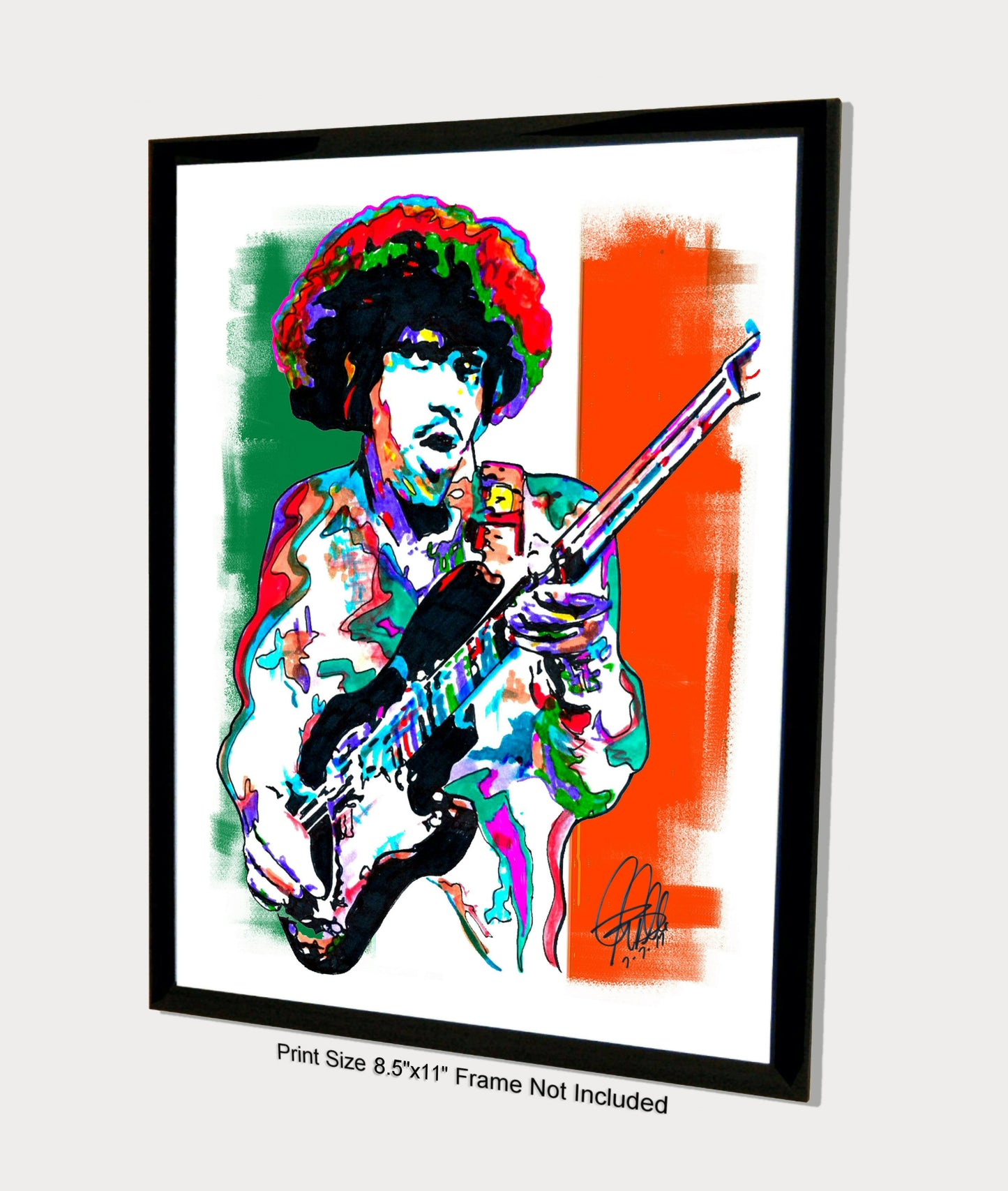 Phil Lynott Thin Lizzy Singer Hard Rock Music Poster Print Wall Art 8.5x11