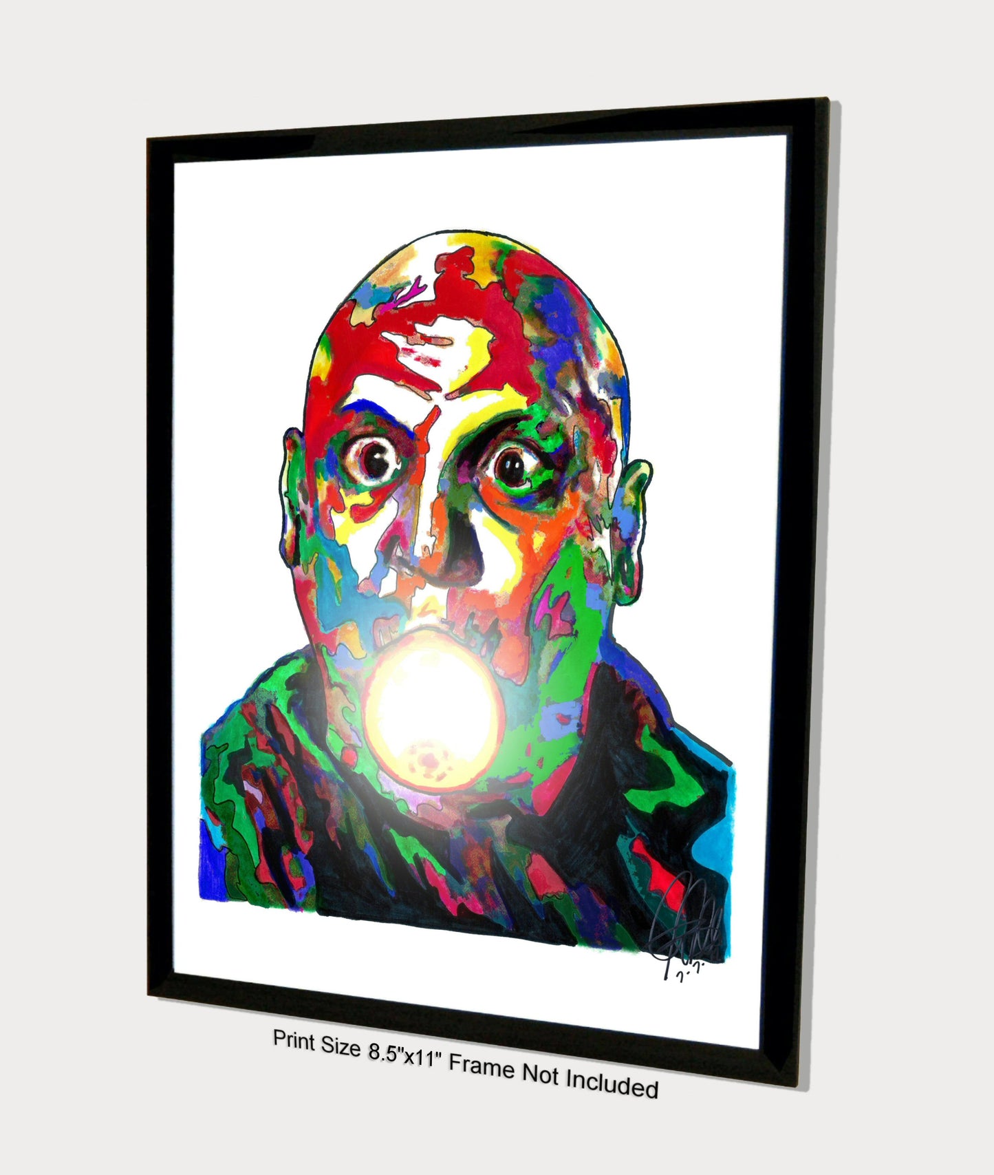 Uncle Fester Addams Family Comedy TV Poster Print Wall Art 8.5x11