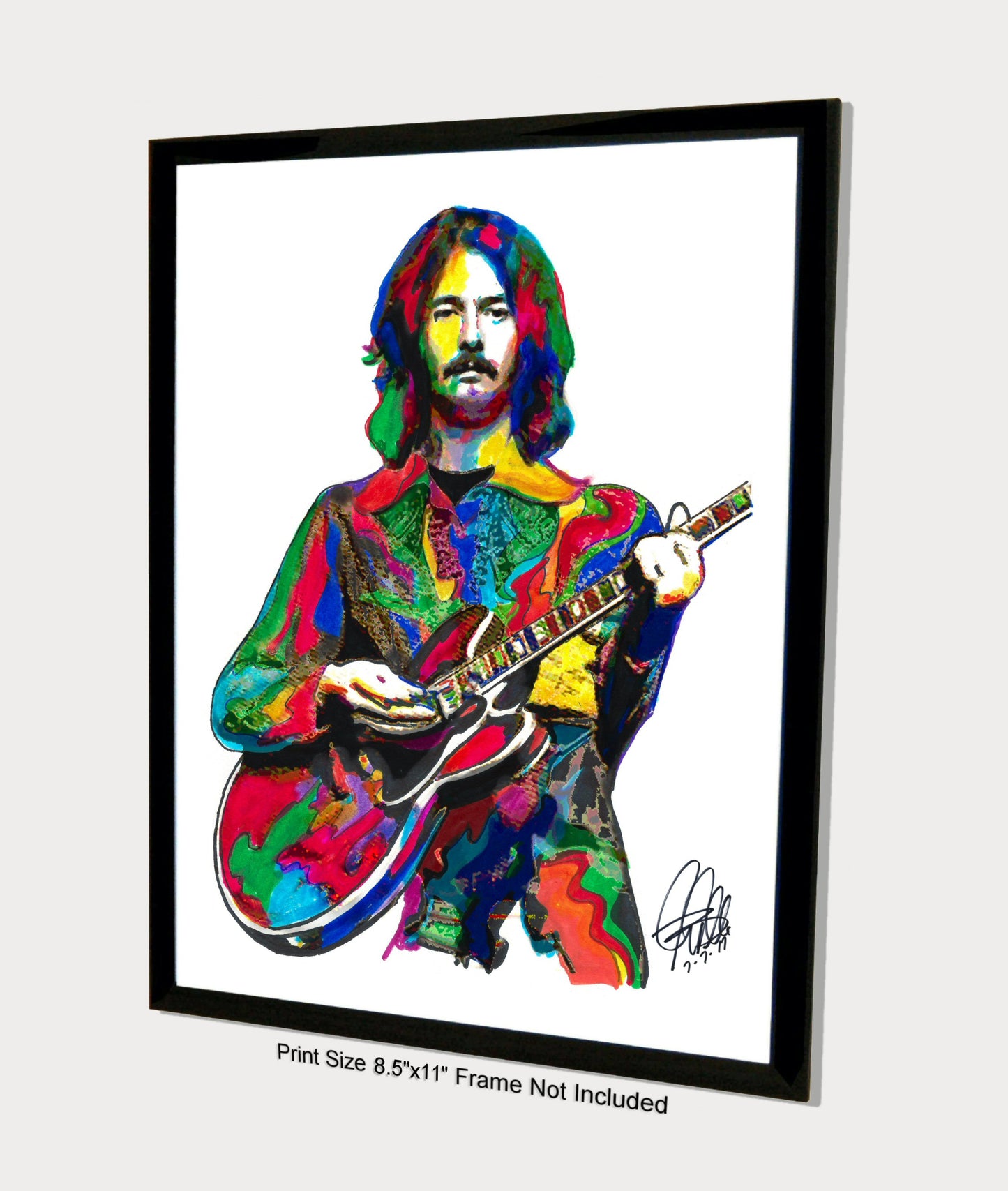 Eric Clapton Cream Guitar Blues Rock Music Poster Print Wall Art 8.5x11