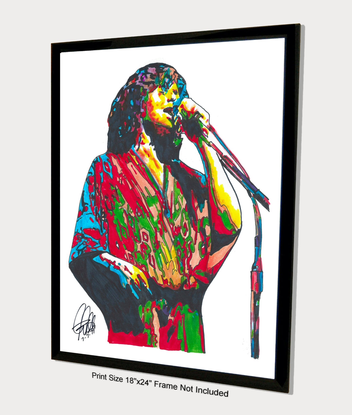 Jon Anderson Yes Singer Rock Music Poster Print Wall Art 18x24