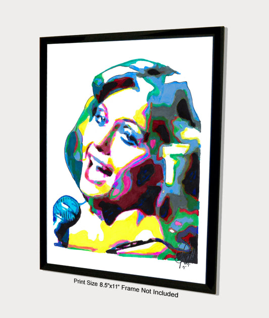 Olivia Newton John Singer Music Poster Print Wall Art 8.5x11