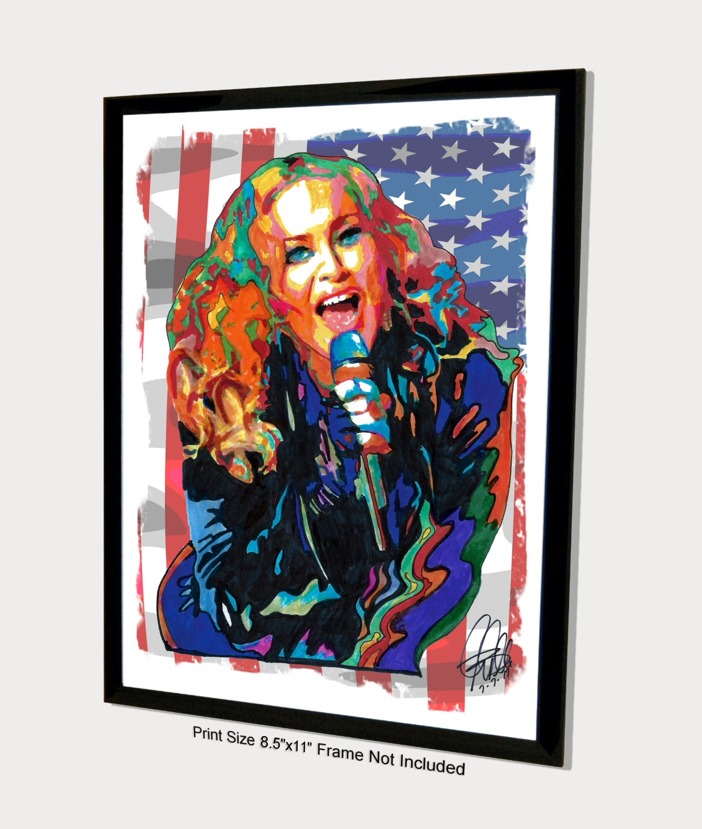 Madonna Singer Dance Rock Music Print Poster Wall Art 8.5x11