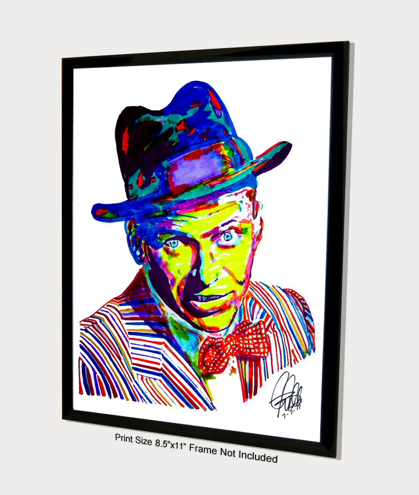 Frank Sinatra Singer Big Band Music Poster Print Wall Art 8.5x11