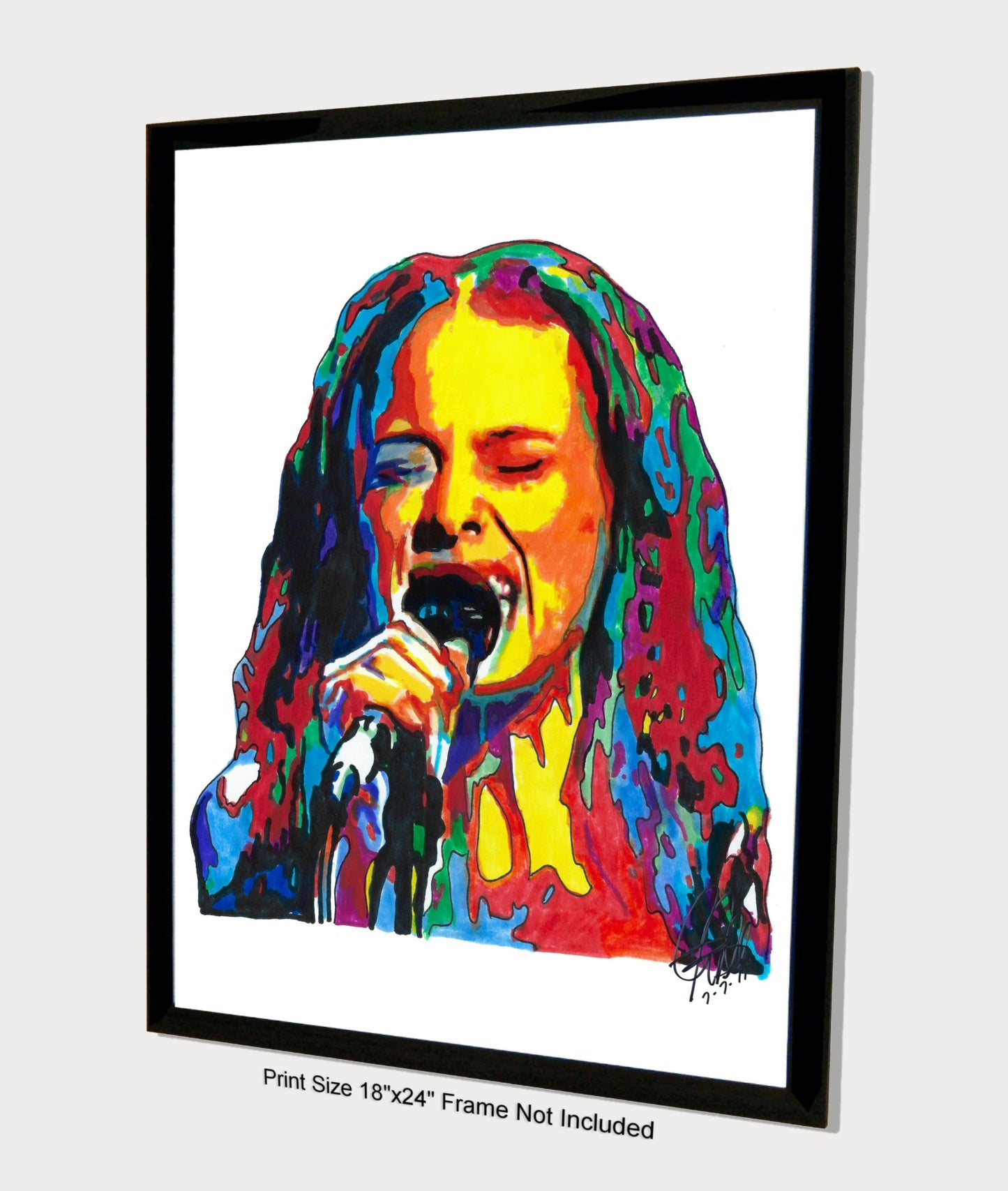 Fiona Apple Singer Piano Pop Art Music Poster Print Wall Art 18x24