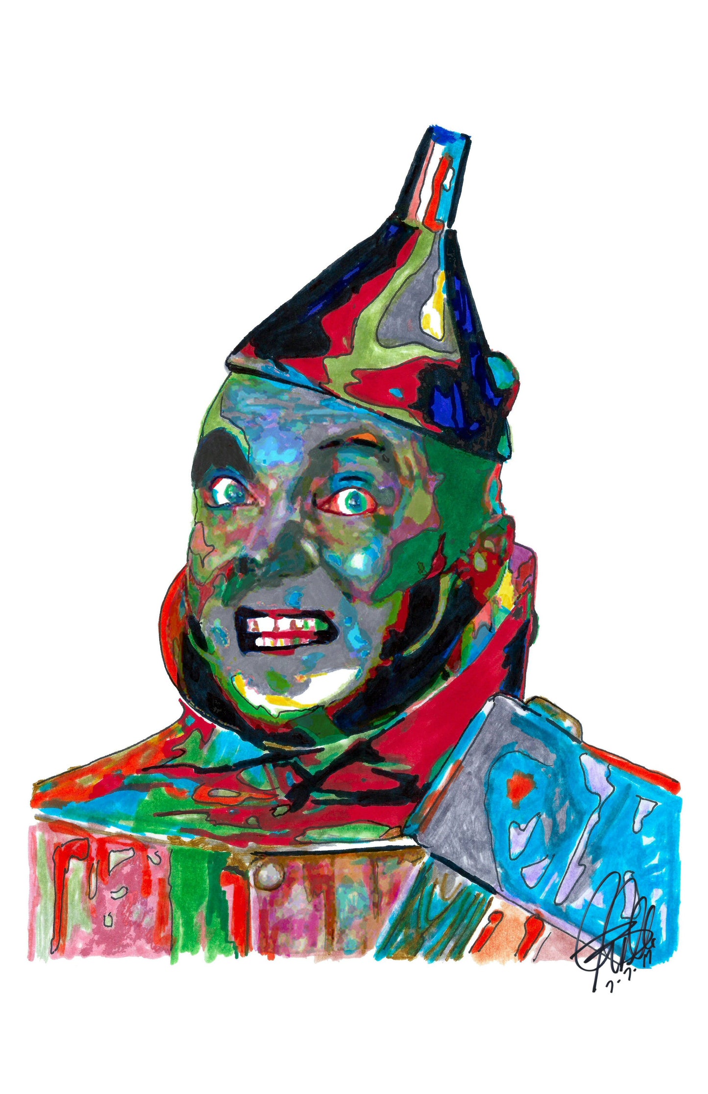 Tin Man Wizard of Oz Poster Print Wall Art 11x17