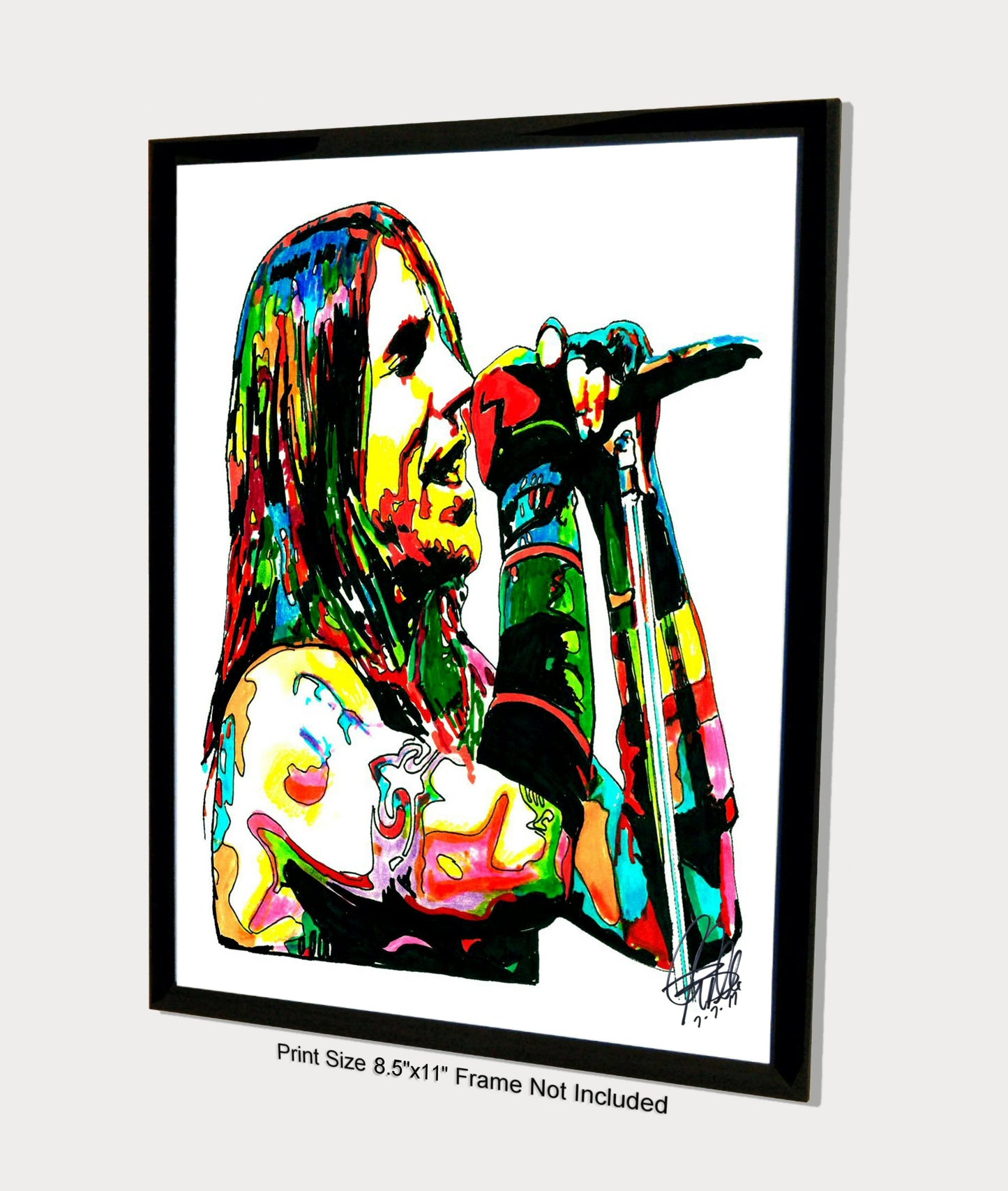 Anthony Kiedis Red Hot Chili Peppers Rock Music Poster Print Wall Art 8.5x11