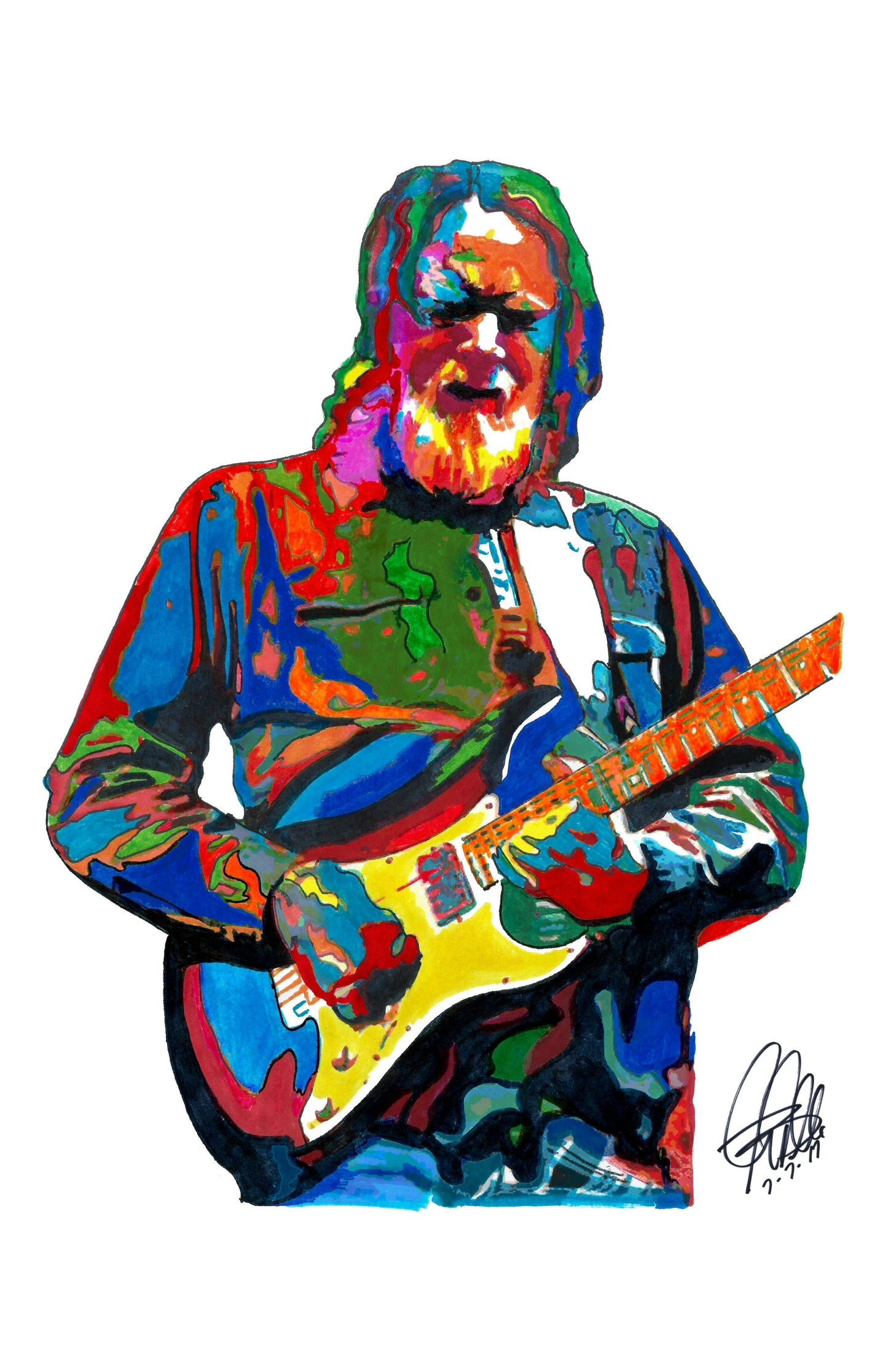 Jimmy Herring Guitar Rock Music Poster Print Wall Art 11x17