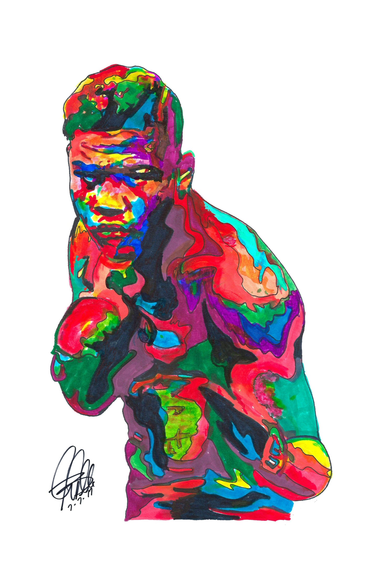 Joe Louis World Heavyweight Boxing Poster Print Wall Art 11x17