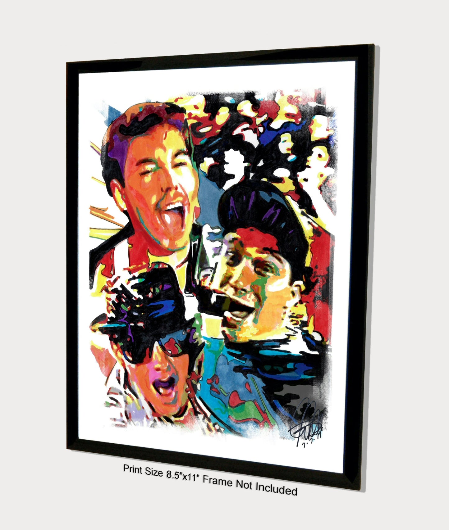 Beastie Boys Hip Hop Rap Rock Music Poster Print Wall Art 8.5x11