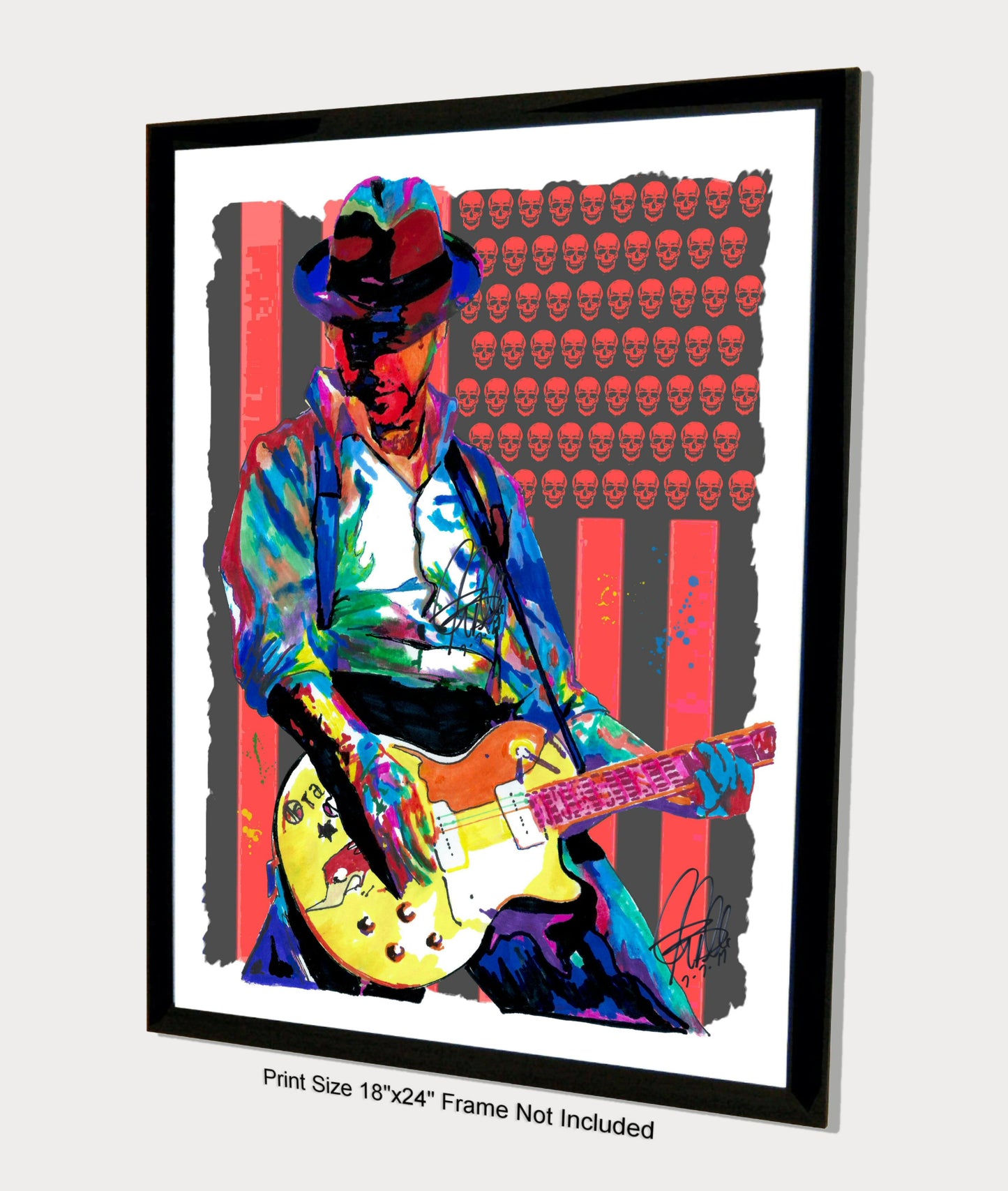 Mike Ness Social Distortion Singer Guitar Music Poster Print Wall Art 18x24