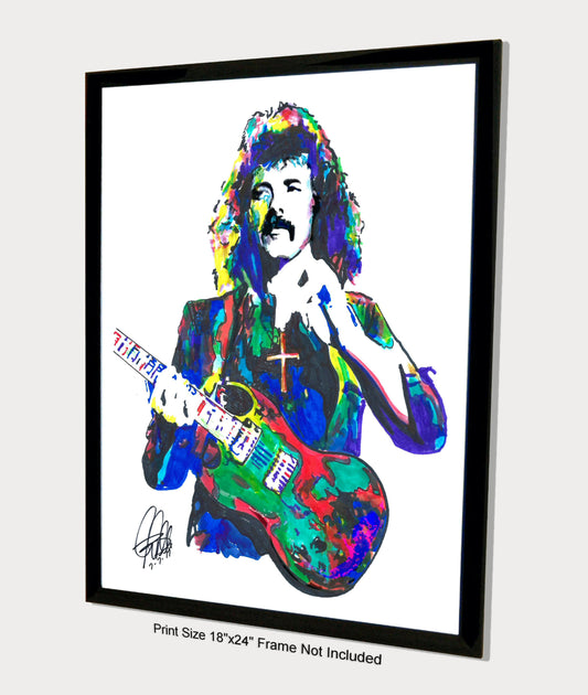 Tony Iommi Black Sabbath Guitar Heavy Metal Music Print Poster Wall Art 18x24