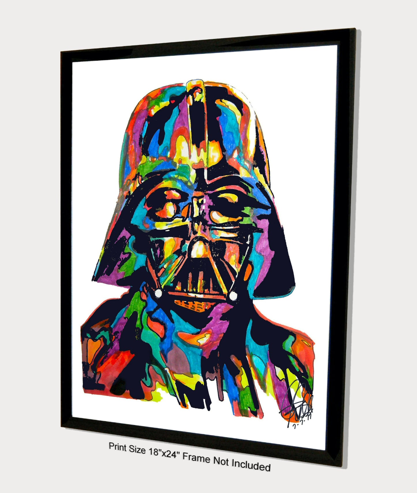 Darth Vader Star Wars Print Poster Wall Art 18x24