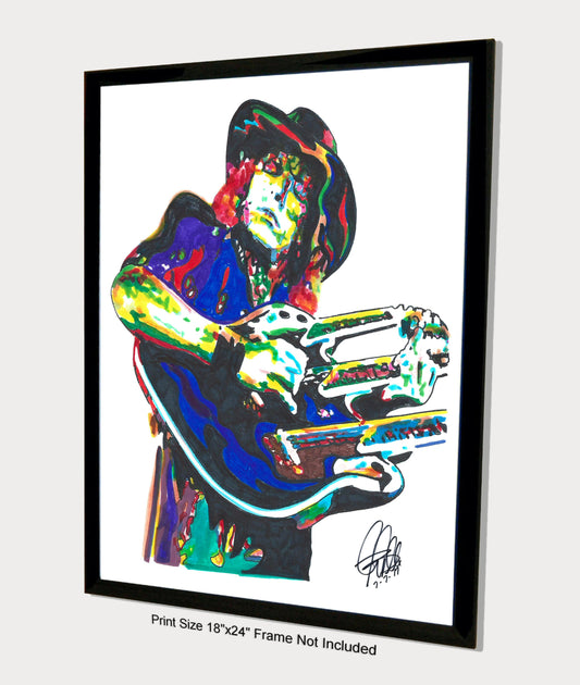 Richie Sambora Bon Jovi Guitar Rock Music Poster Print Wall Art 18x24