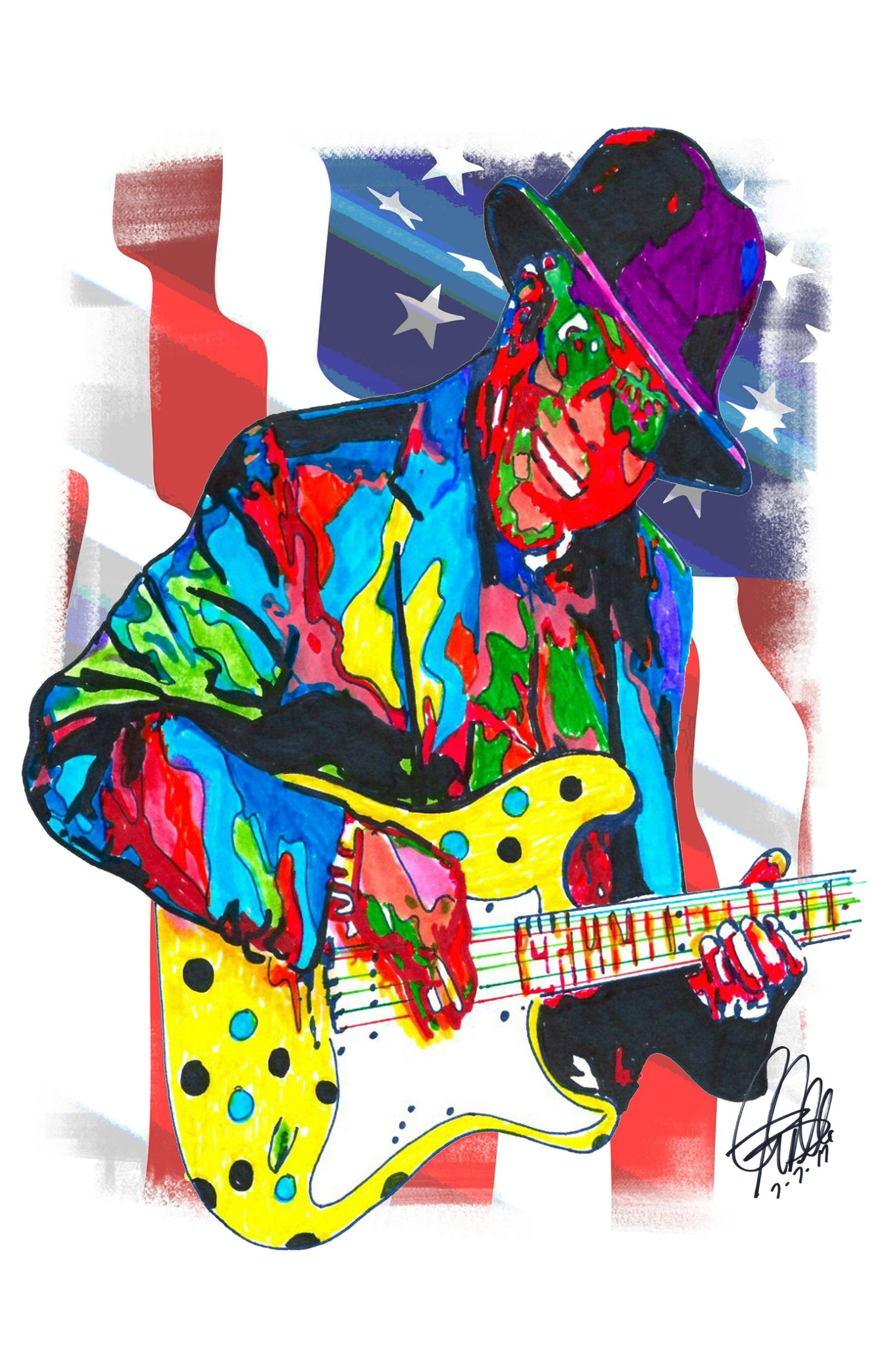 Buddy Guy Guitar Blues Music Poster Print Wall Art 11x17