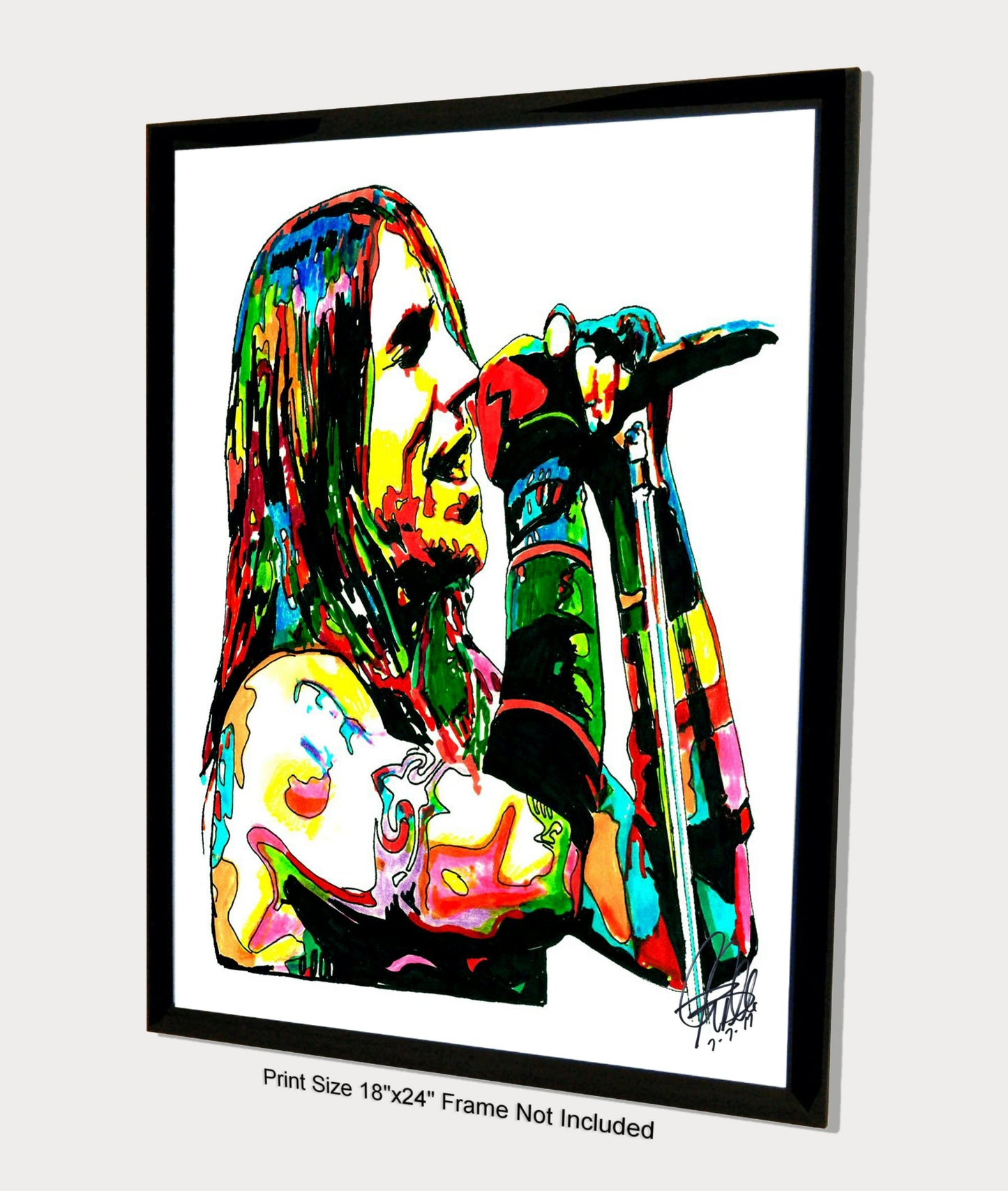 Anthony Kiedis Red Hot Chili Peppers Rock Music Poster Print Wall Art 18x24