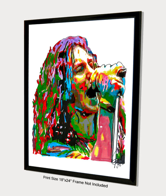 Eddie Vedder Pearl Jam Singer Rock Music Poster Print Wall Art 18x24