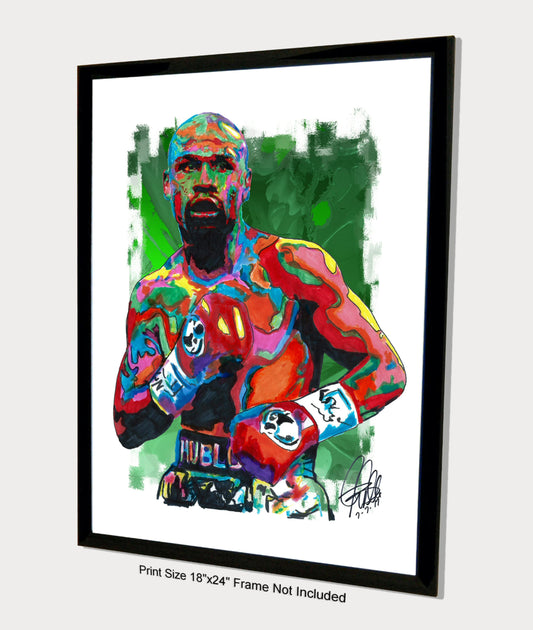 Floyd Mayweather Boxing Sports Poster Print Wall Art 18x24