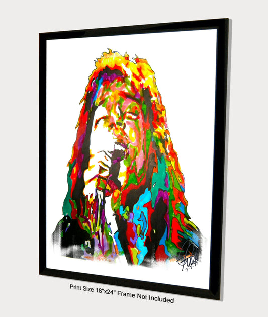 Rod Stewart The Faces Rock Music Poster Print Wall Art 18x24