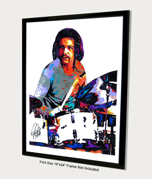 Danny Seraphine Chicago Drummer Rock Music Poster Print Wall Art 18x24