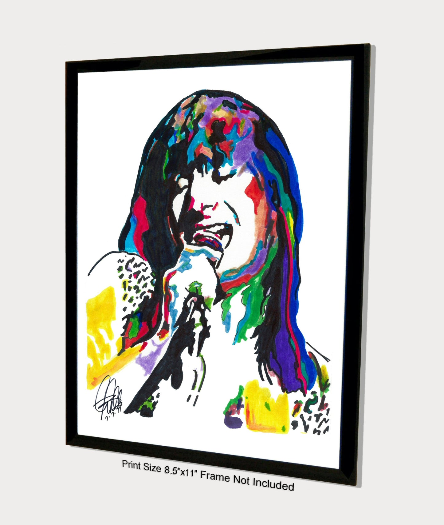 Steve Perry Journey Singer Rock Music Poster Print Art 8.5x11