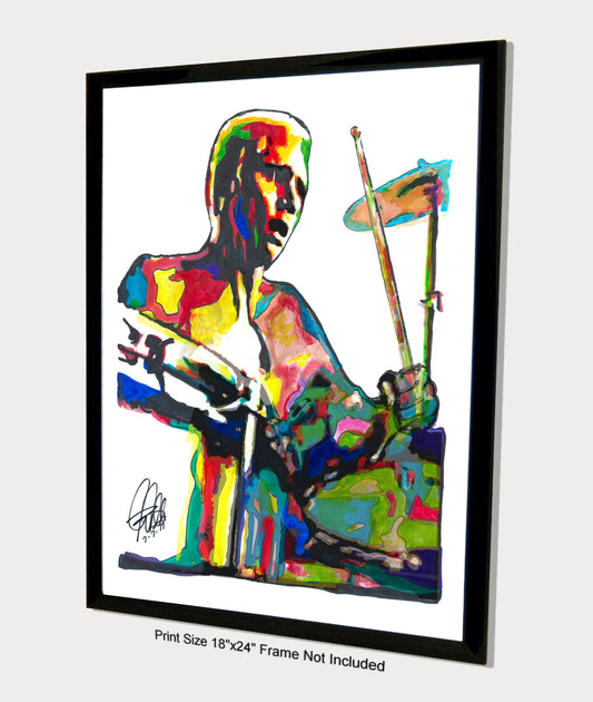 Chad Sexton 311 Drums Rap Rock Music Poster Print Wall Art 18x24