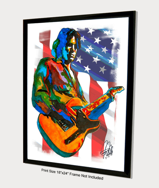 Jeff Buckley Guitar Soul Blues Rock Music Poster Print Wall Art 18x24