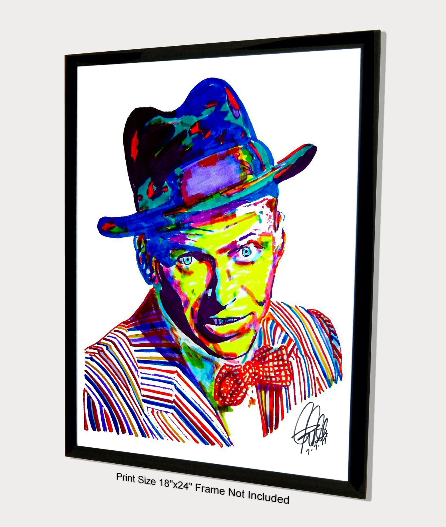 Frank Sinatra Singer Big Band Music Poster Print Wall Art 18x24