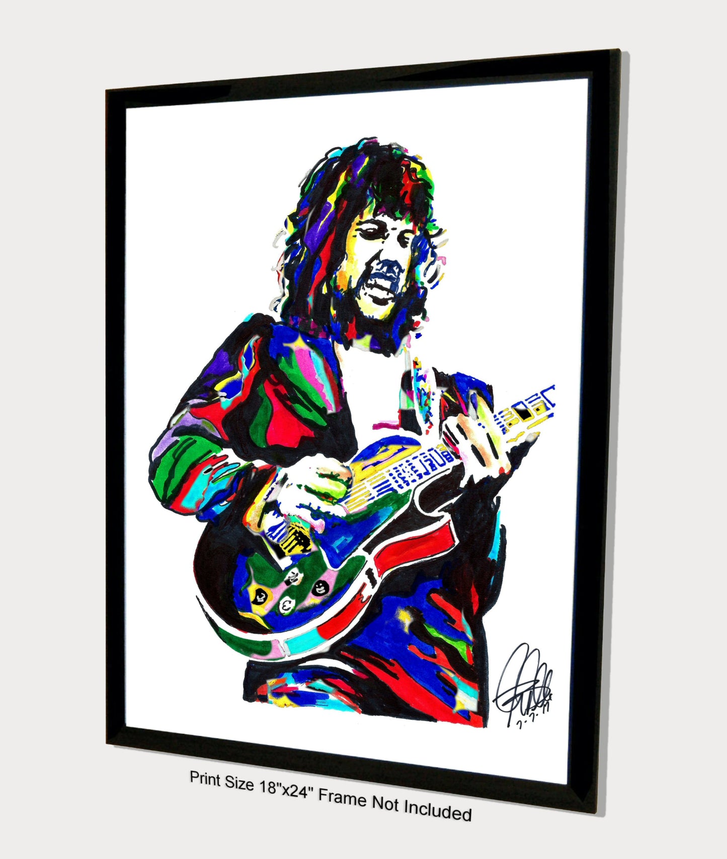 Steve Gaines Lynyrd Skynyrd Rock Music Print Poster Wall Art 18x24