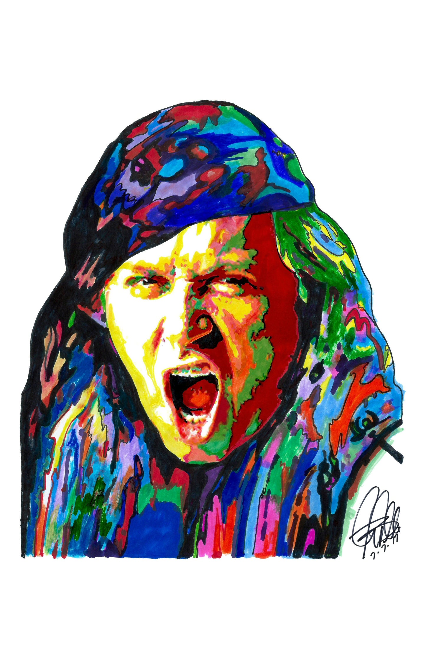 Sam Kinison Stand Up Comedy Poster Print Tribute Wall Art 11x17