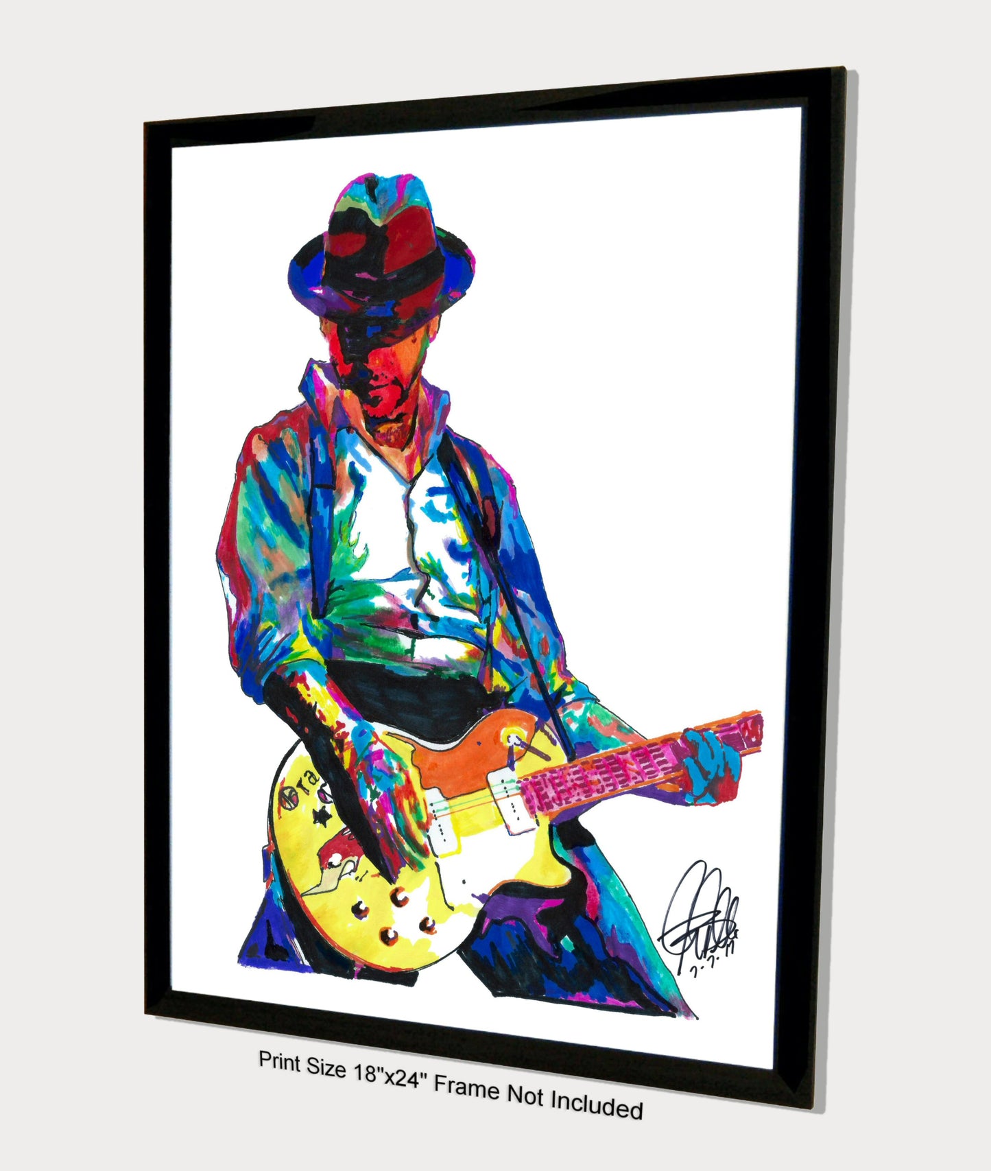 Mike Ness Social Distortion Guitar Rock Music Poster Print Wall Art 18x24