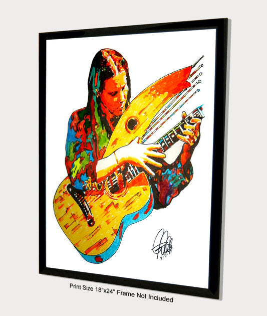 Michael Hedges Guitar Music Poster Print Wall Art 18x24