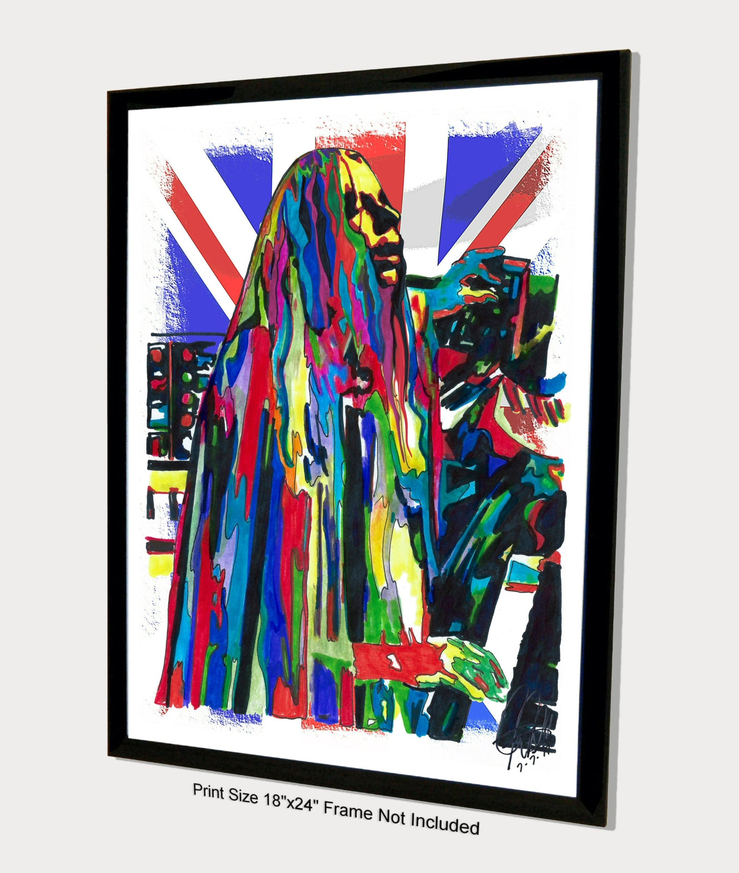 Rick Wakeman Yes Piano Progressive Rock Music Poster Print Wall Art 18x24