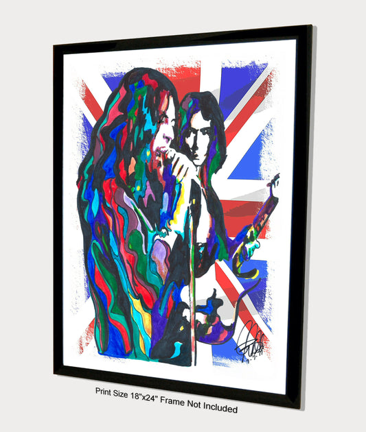 Ian Gillan Ritchie Blackmore Deep Purple Hard Rock Music Poster Print Art 18x24