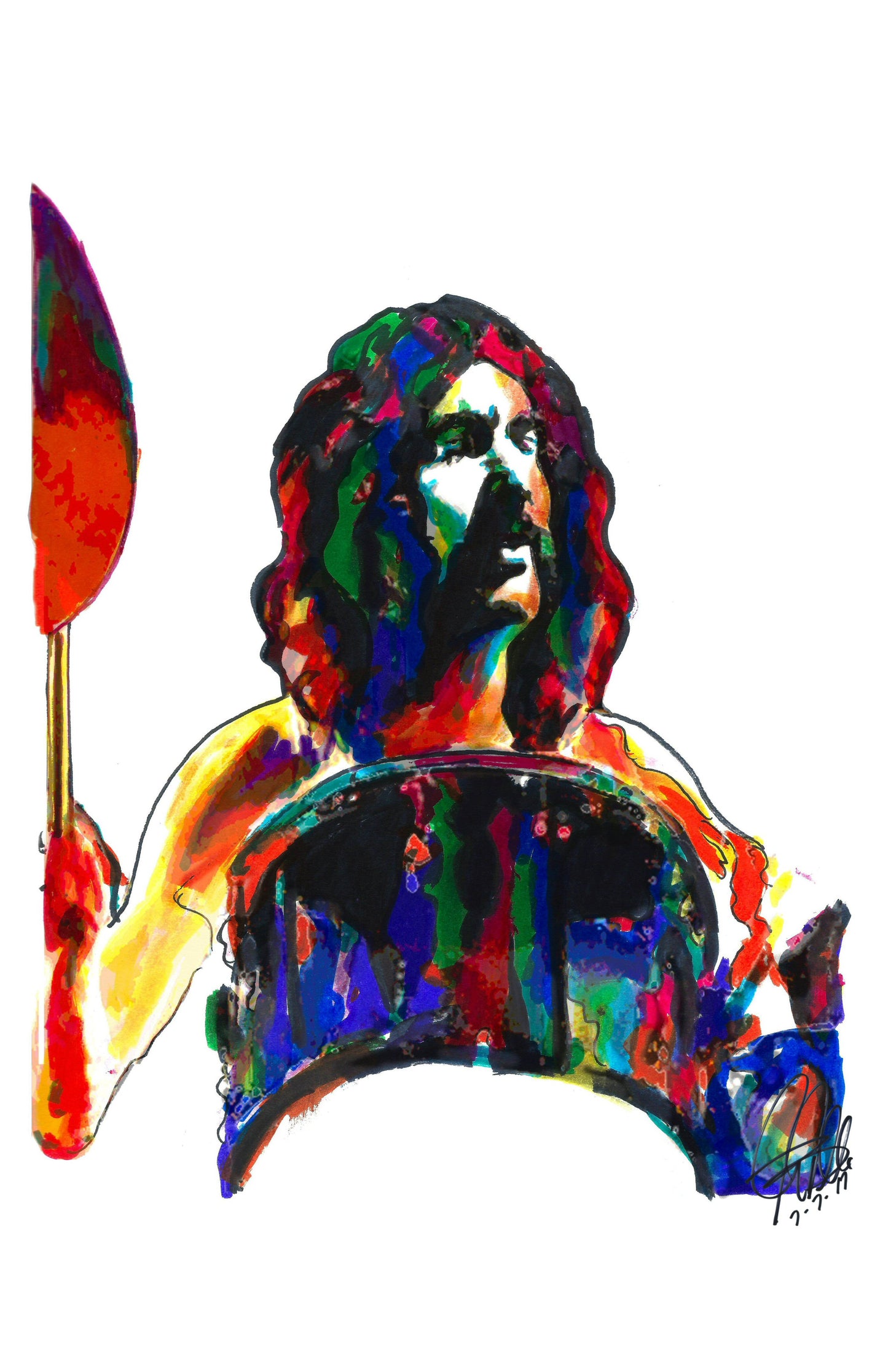 Nick Mason Pink Floyd Drums Rock Music Poster Print Wall Art 11x17