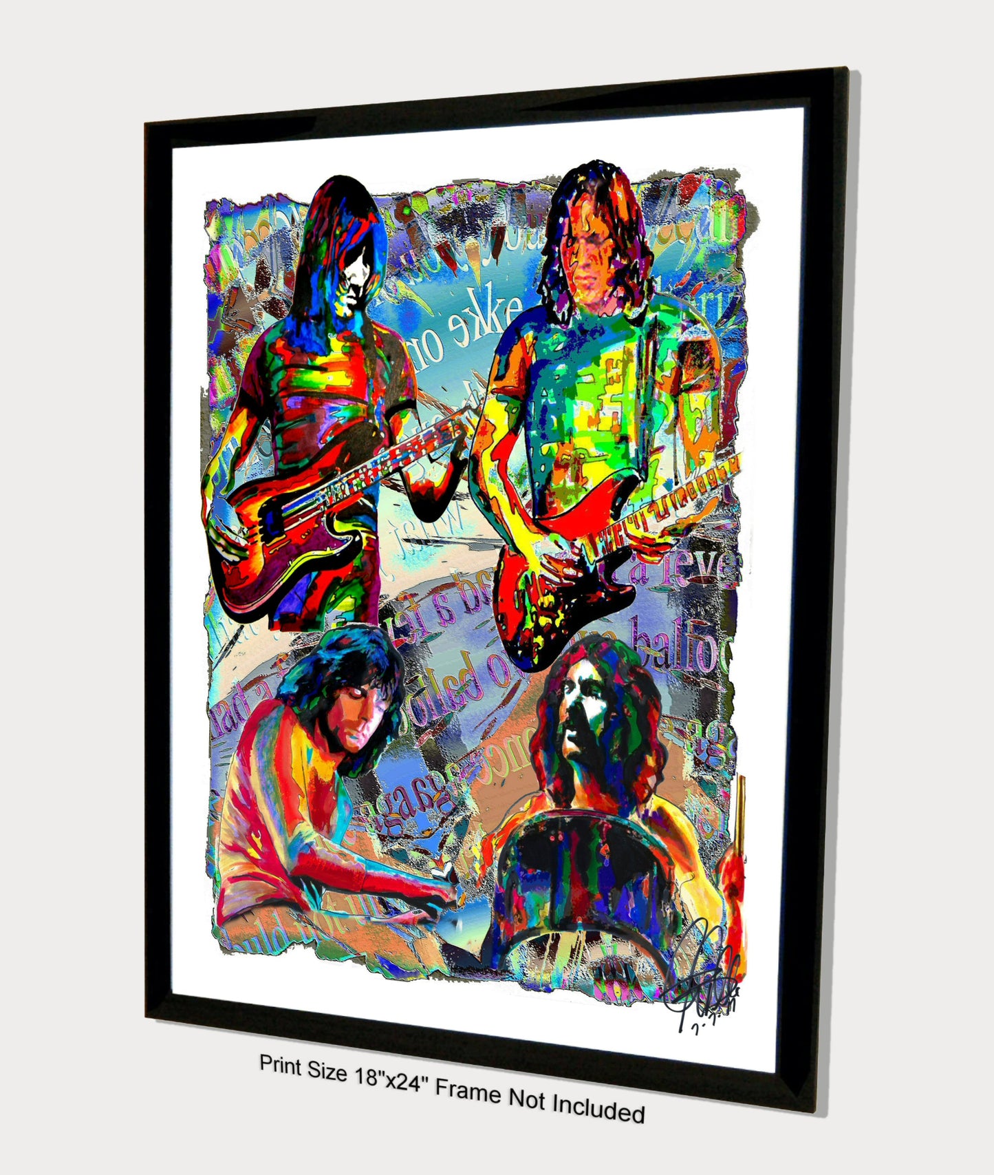 Pink Floyd Waters Gilmour Rock Music Poster Print Wall Art 18x24