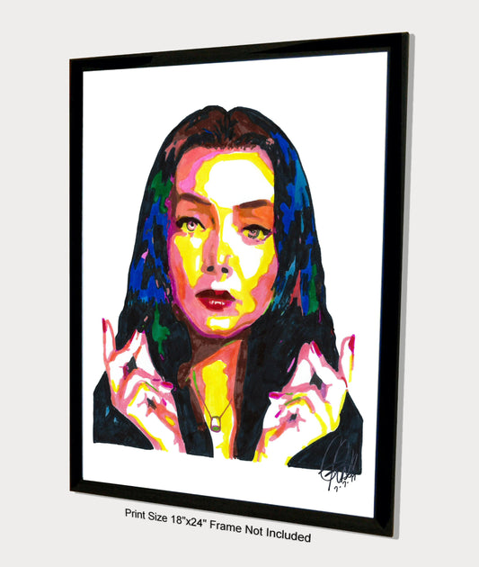 Morticia Addams The Addams Family Carolyn Jones Poster Print Wall Art 18x24