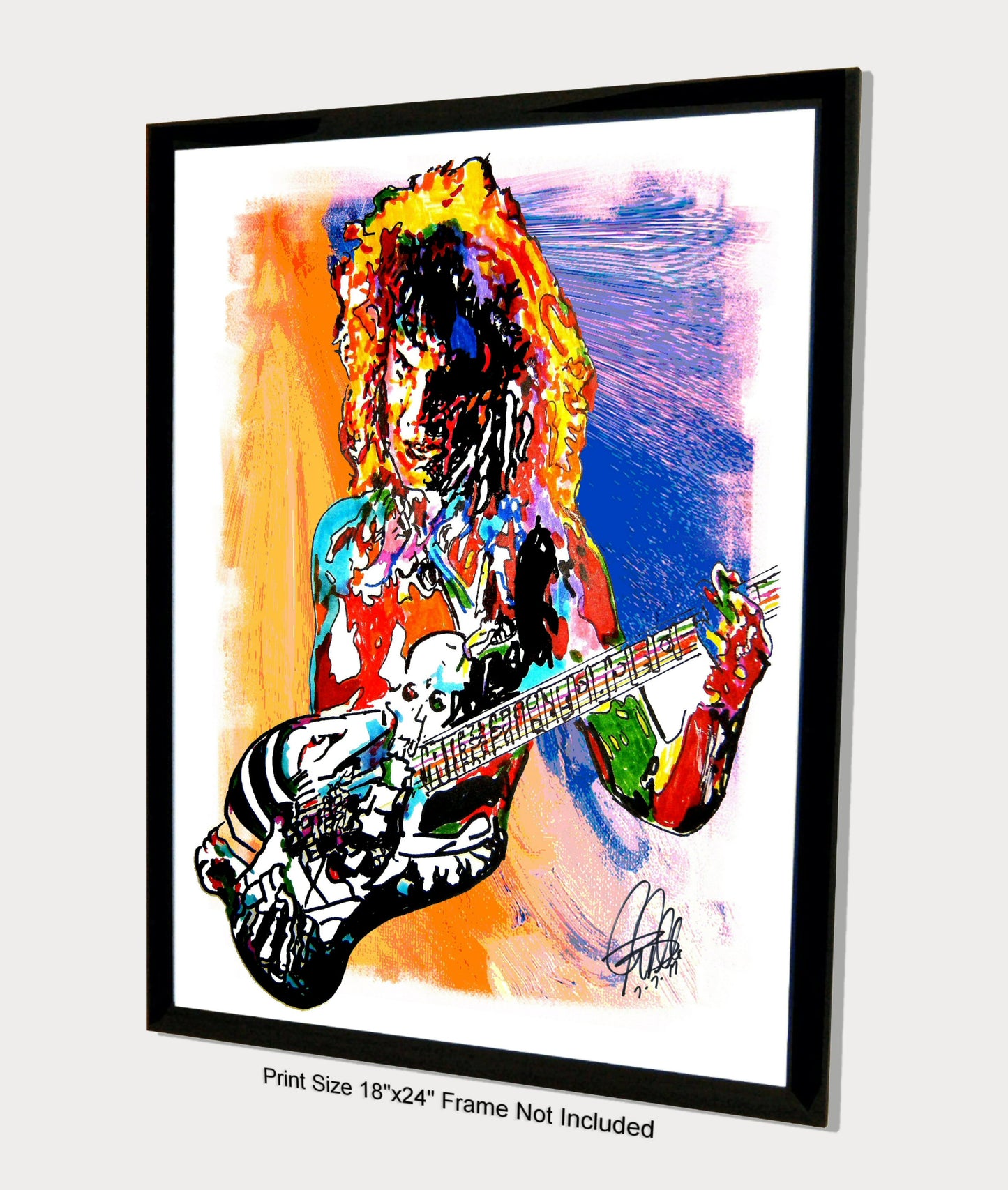 George Lynch Dokken Guitar Hard Rock Music Print Poster Wall Art 18x24