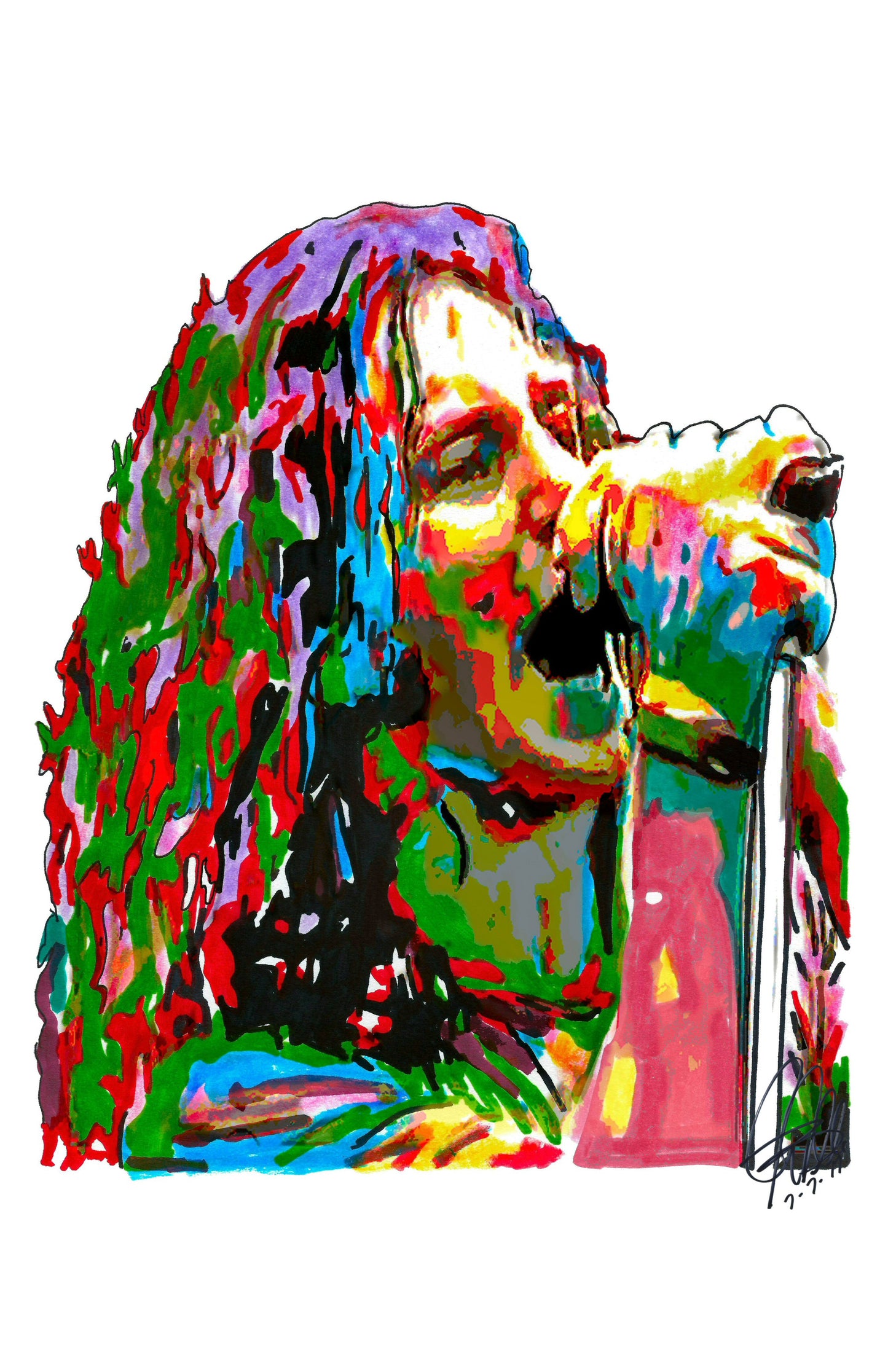 Eddie Vedder Pearl Jam Singer Rock Music Poster Print Wall Art 11x17